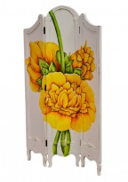 Paraván Provence s květinou