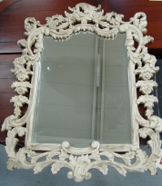 Zrcadlo Prince Regent, krémová patina
