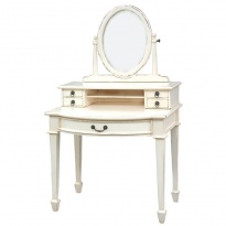 Toaletní stolek Julia, bílá barva