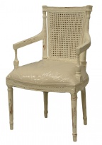 Židle Taylor, bílá patina