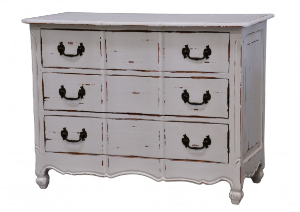 Komoda Provence, bílá patina