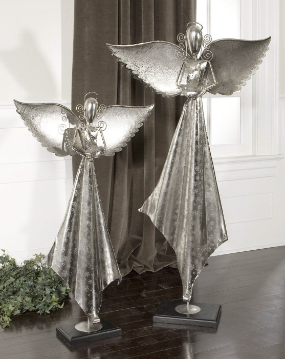 Soška anděla z kovu, výška 99 cm