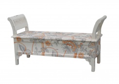 Lavice Mac Kenzie s úložným prostorem, malovaná