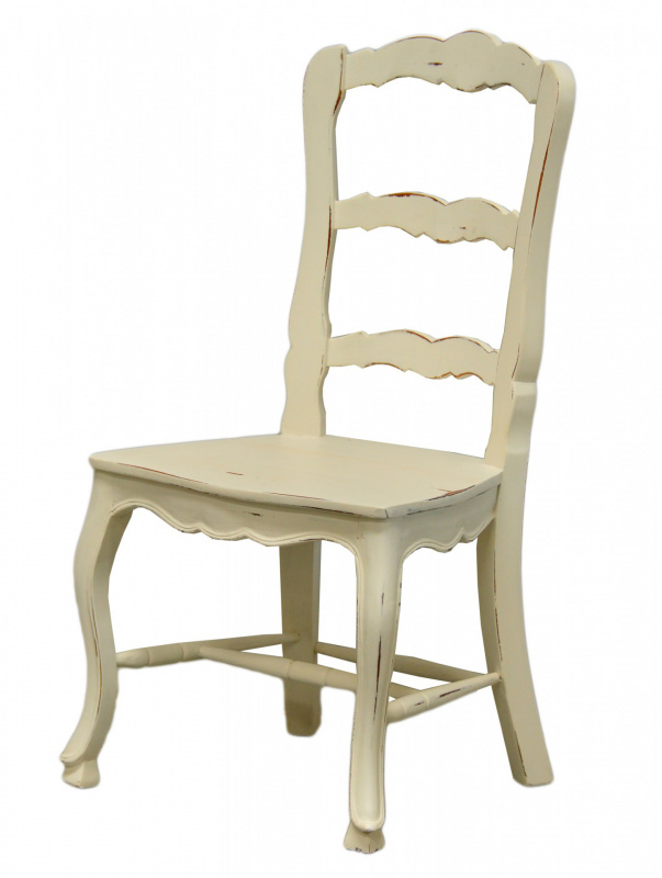 Židle Provincial, bílá patina