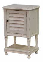 Stolek Orleans, bílá patina