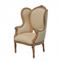 Křeslo Parlor, přírodní povrch