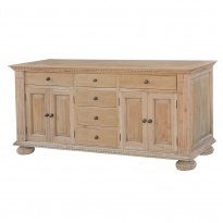 Komoda Charleston, přírodní povrch, mahagonové dřevo