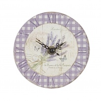 Hodiny - levandule, průměr 12cm