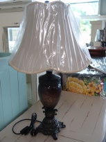 Lampa stolní, mozaika