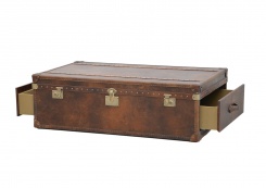 Konferenční stolek kožený, Vintage kůže