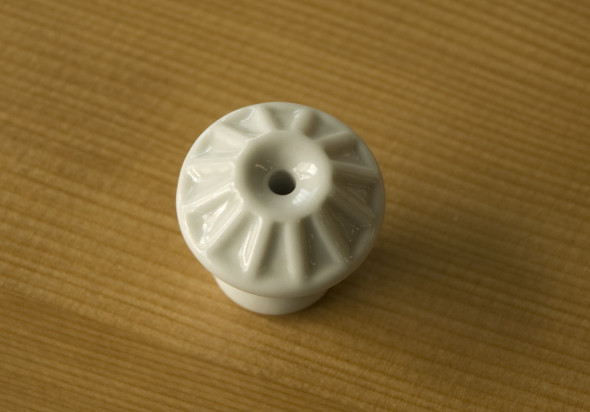 Porcelánová úchytka velká, průměr 35mm