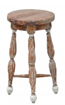 Barová stolička Fluted, patinový povrch