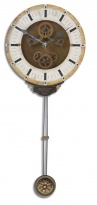Mini hodiny Leonardo, krémový ciferník, průměr 15cm