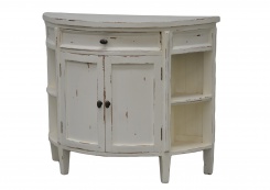 Stolek Coctail, bílá patina