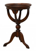 Kulatý stolek, mahagonový odstín