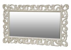 Zrcadlo Tuscan, bílá patina