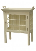 Minibar Henshaw, bílá patina