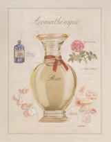 Obrázek 20x25, aromaterapie růže, rám sv. dub - červotoč