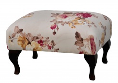 Taburet Emma, látkový potah, francouzské nohy