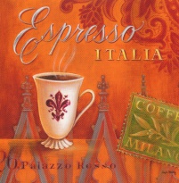 Obrázek 30x30, espresso italia, rám sv. dub - červotoč+