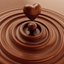 Obrázek 30x30, čokoláda tmavá, rám sv. dub - červotoč