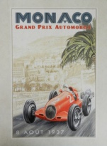 Obrázek 30x40, grand prix 1937, rám sv. dub - červotoč