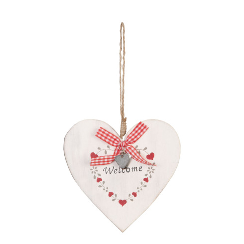Dekorační srdce, welcome