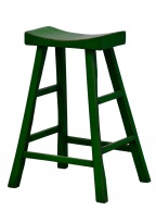Stolička vysoká, zelená, bez trnoží