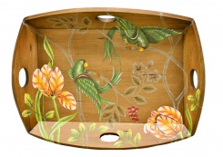 Podnos Homestead, motiv papouška