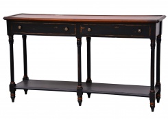 Stolek Edwardian, černá patina