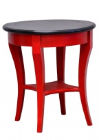Stolek Bradley, červeno-černá kombinace