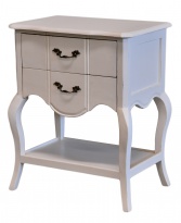 Stolek Elise, bílá čistá barva