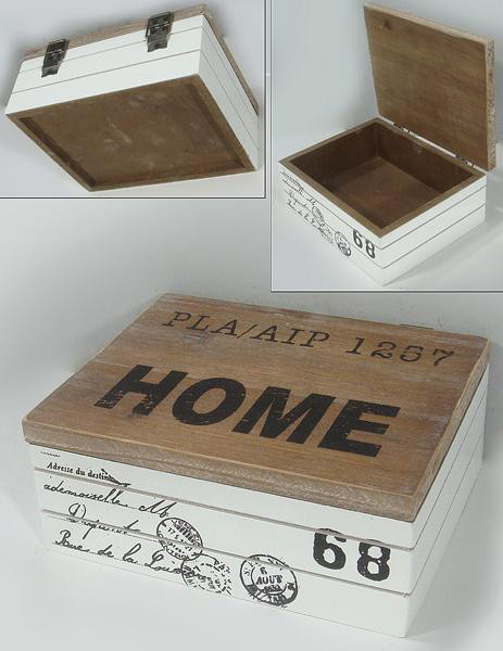 Dřevěný box Home
