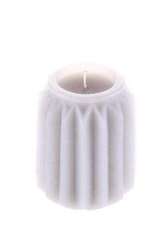 Svíčka Fold, šedá