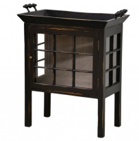 Minibar Henshaw, černá patina