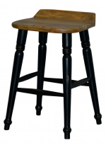 Stolička Tractor Counter, černá patina, výška 65 cm