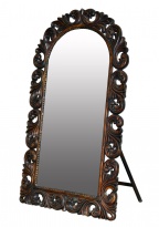 Zrcadlo Coventry, černá patina