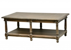 Konferenční stolek Wilshire, šedá patina