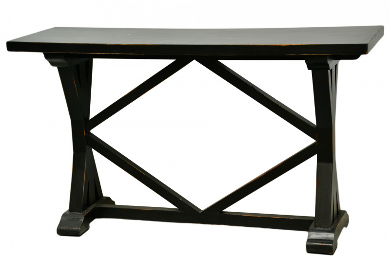 Konzolový stolek Riverwalk, černá patina