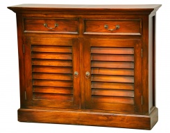 Komoda Shutter, mahagonový odstín