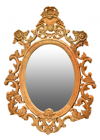 Zrcadlo Queen Charlotte, přírodní odstín