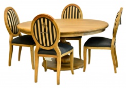 Set stolu Carlo a čtyřech židlí Polo