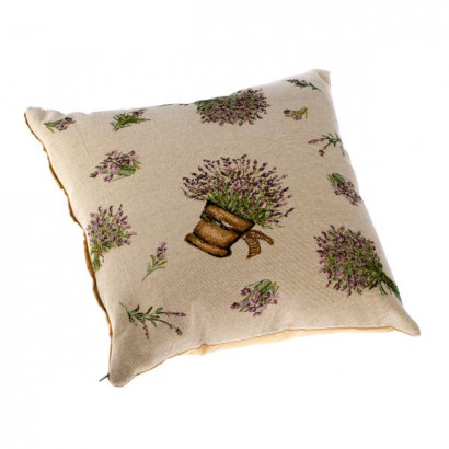 Návlek na polštář, levandule v květináči