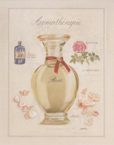 Obrázek 30x40, aromaterapie růže, rám sv. dub - červotoč