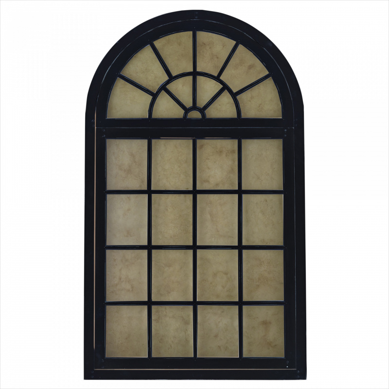 Okno Regency, černá patina
