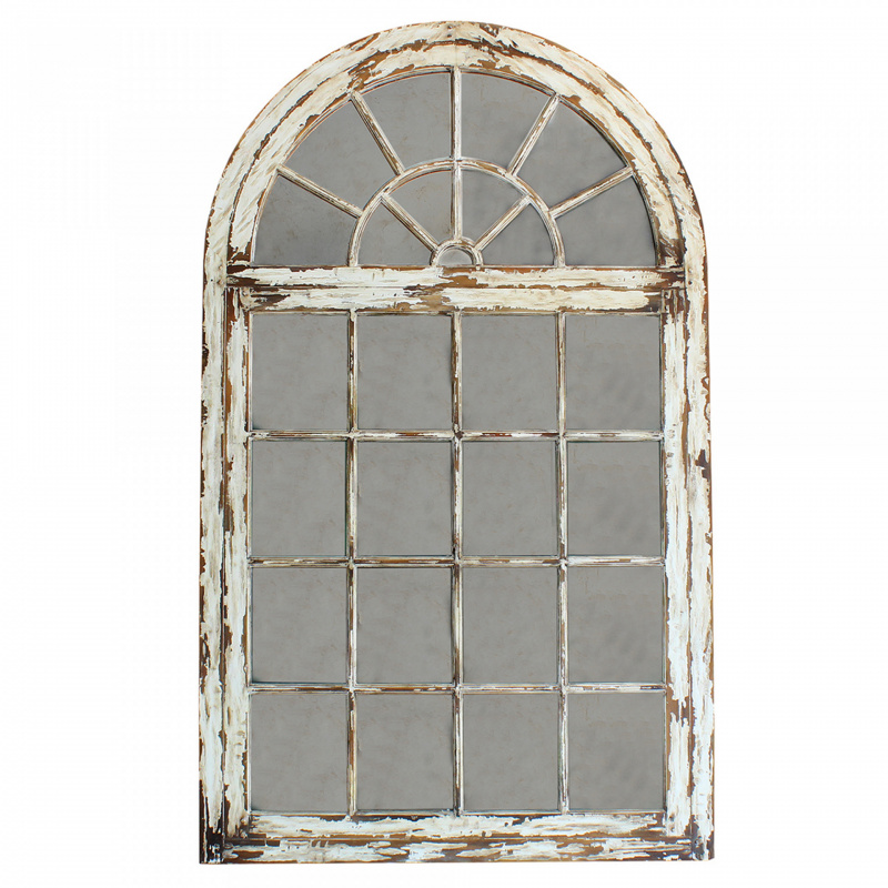 Okno Regency, krémová patina