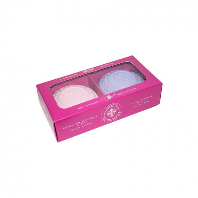 Sada mýdel růže a levandule, 2x150g