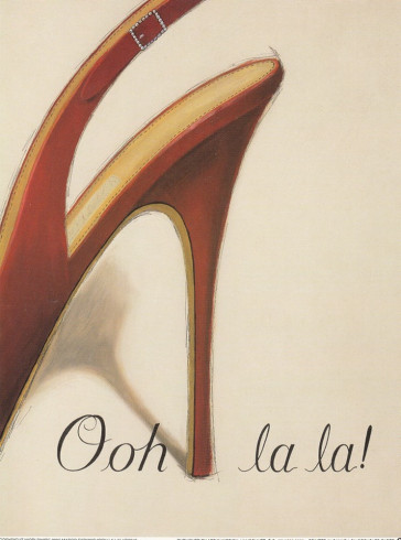 Obrázek 17x22, bota I., rám sv. dub - červotoč