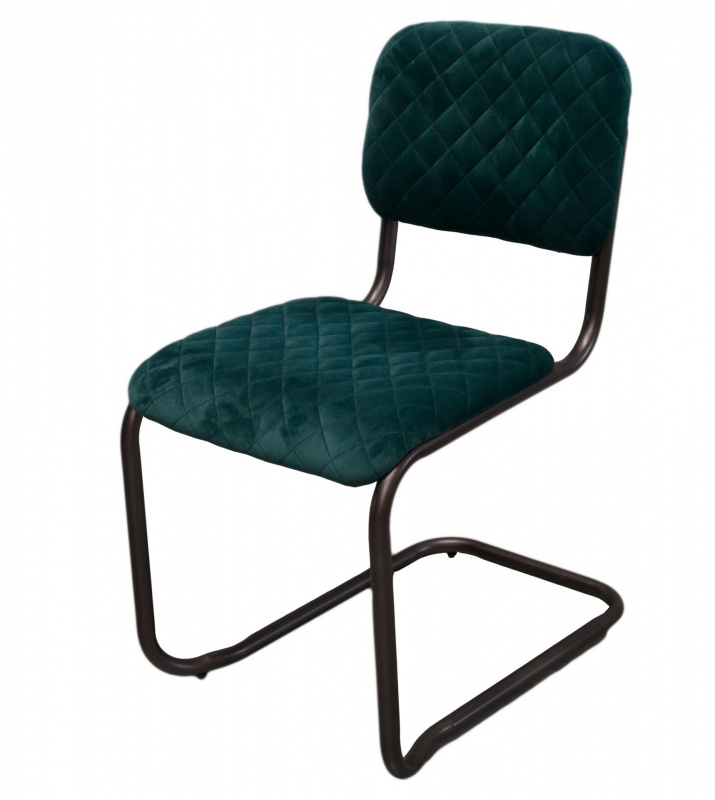 Židle Green, zelený samet