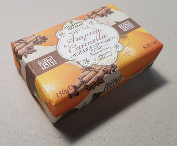 Giardino mýdlo Pomeranč a Skořice, 150g